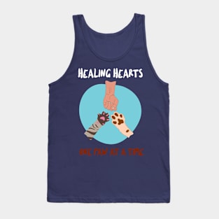 Healing hearts, one paw at a time Tank Top